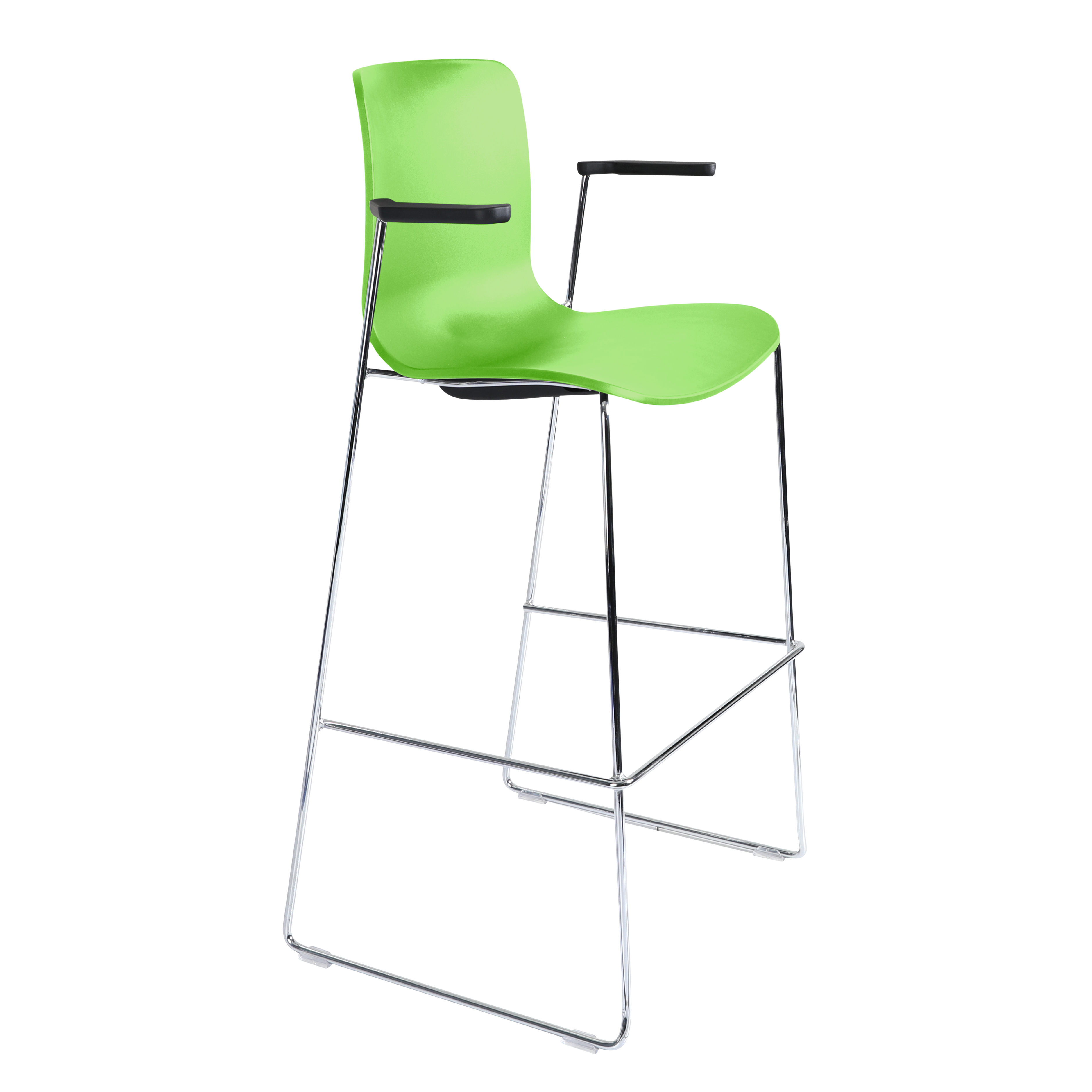 Acti Stool (Green / Stool Sled Base)